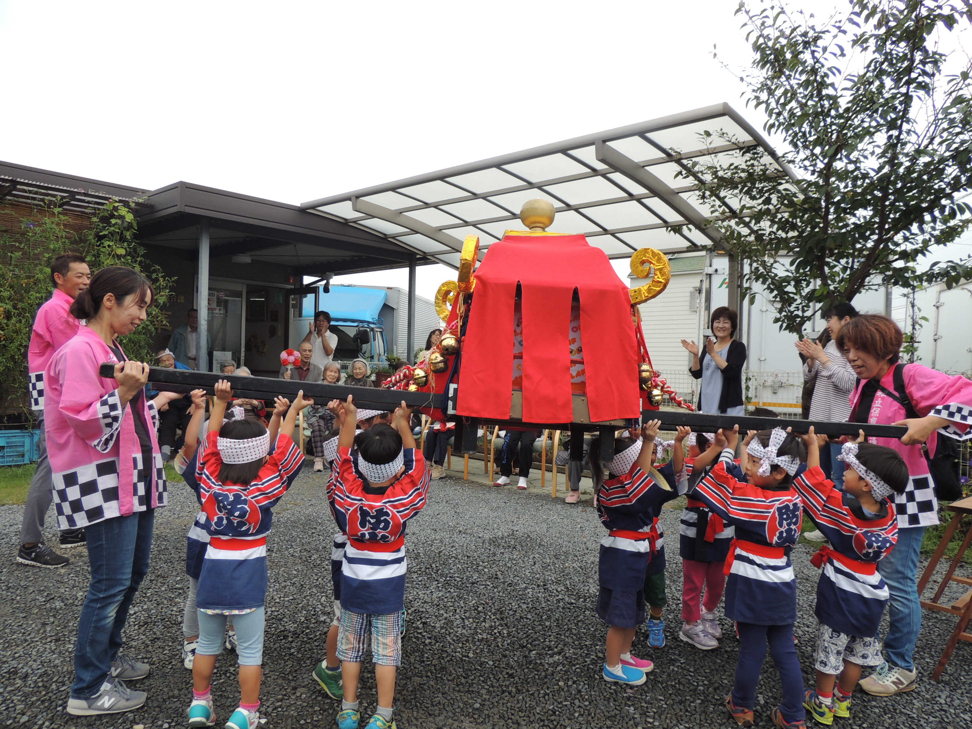 お祭りごっこ 太山寺保育園